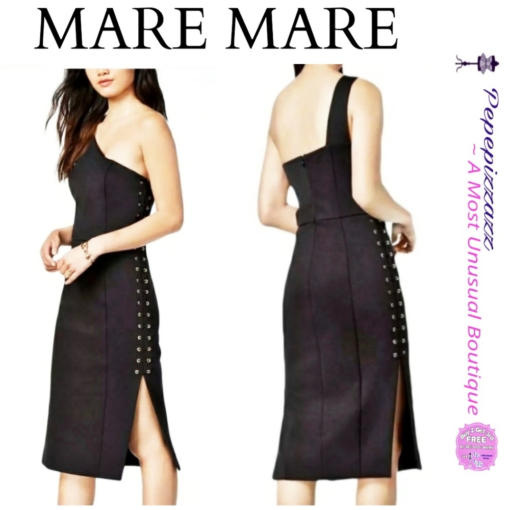 NWT MARE MARE Grommet lace up sexy dress. Semi formal / formal bodycon - Picture 1 of 9